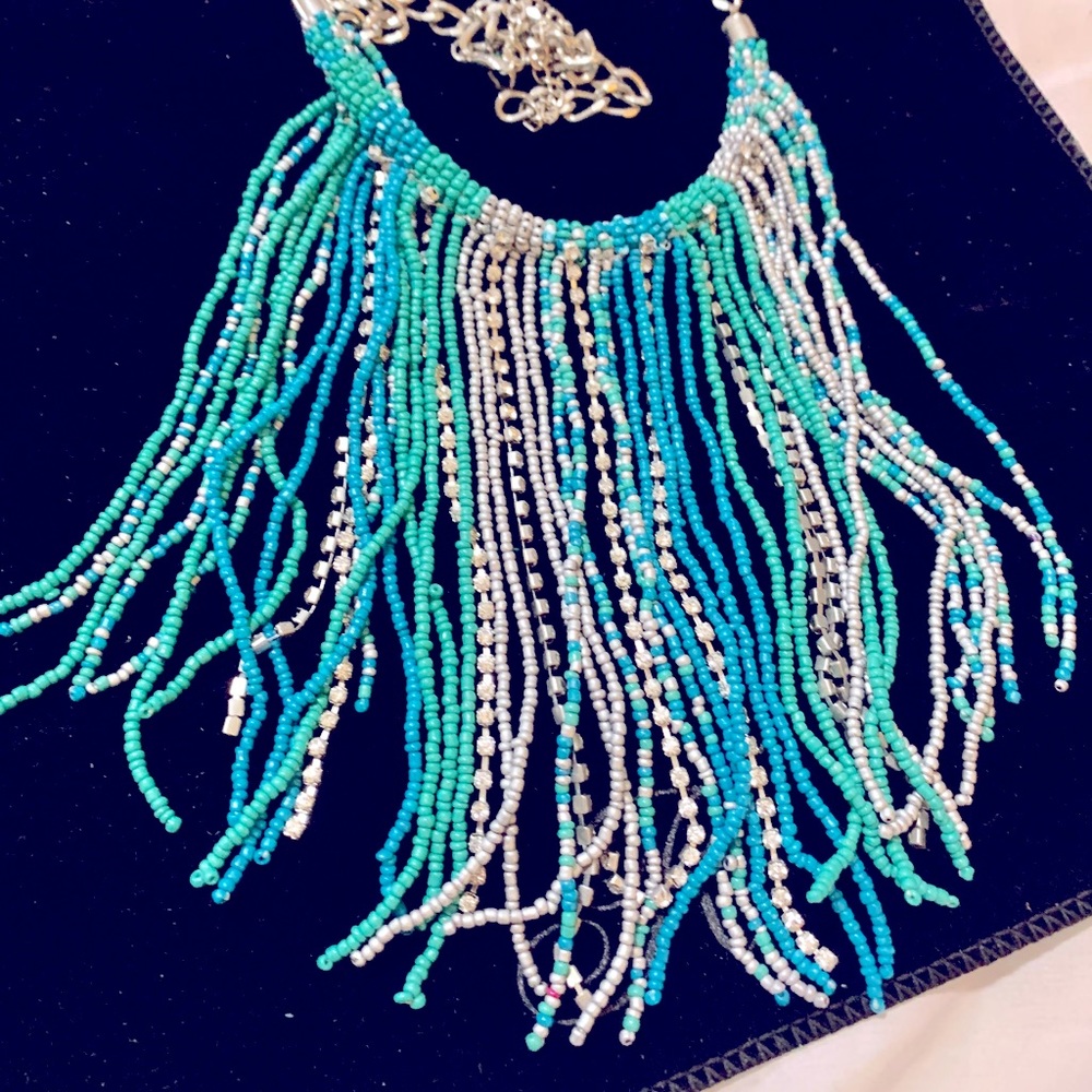 Turquoise Beaded Necklace